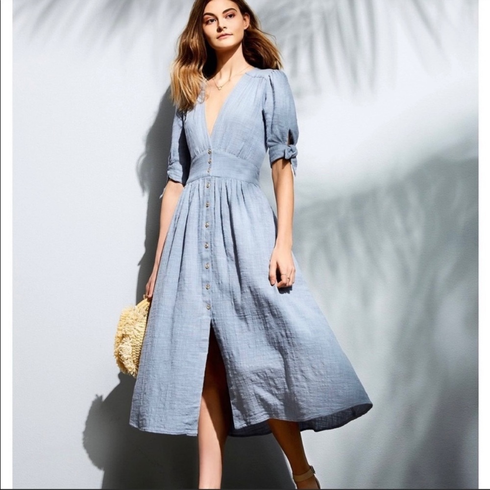 NWT Free People Love of My Life Midi Dress